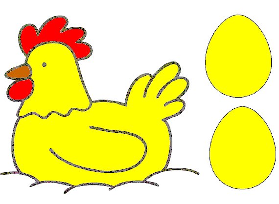 Цыпленка и курочки