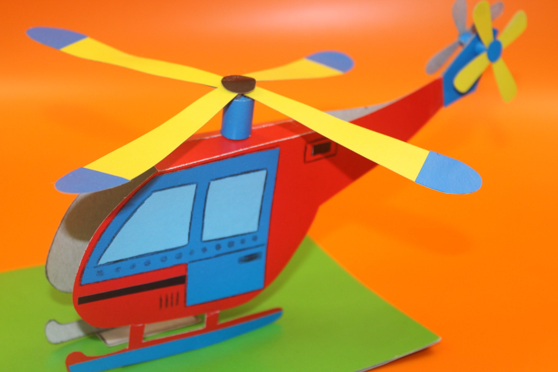 Как сделать вертолет из бумаги (Helicopter origami)