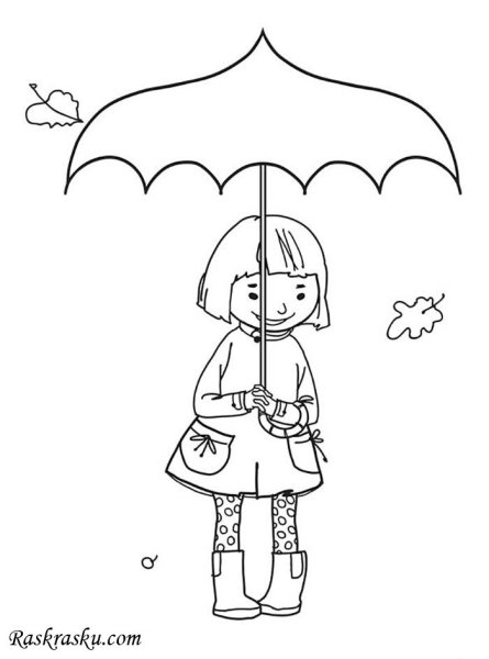 Девочки с зонтом