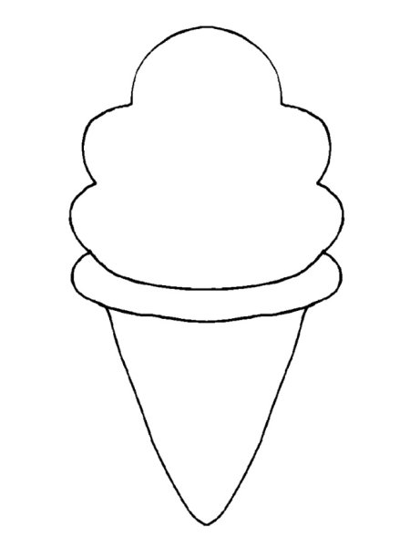 Мороженого в рожке