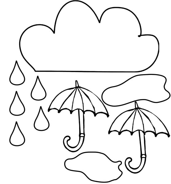 Тучка и зонтик