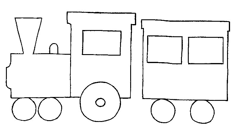 Паровозик аппликация для детей
