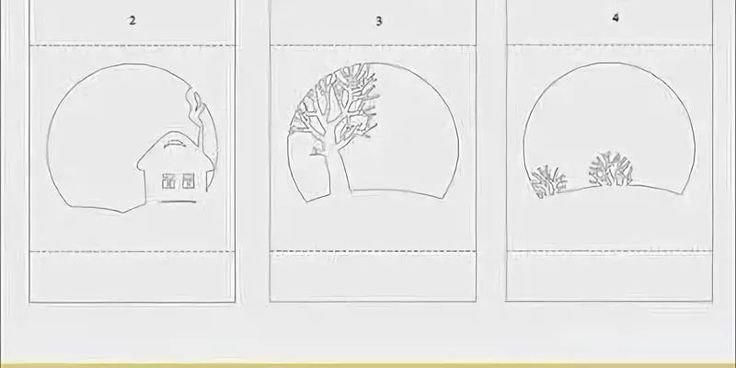 Бумажный туннель шаблоны