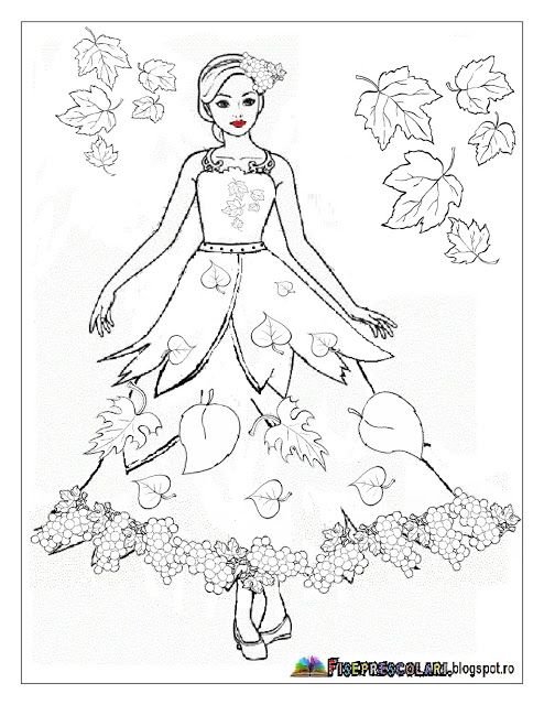 Весенние раскраски для девочек