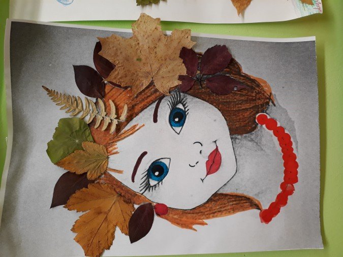 Аппликация на тему осенние фантазии