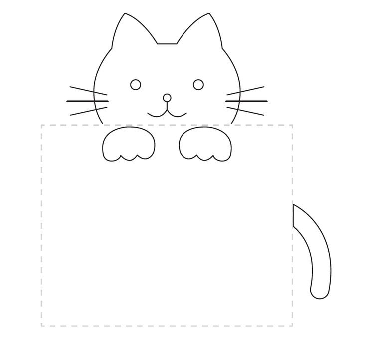 Аппликация кошечка