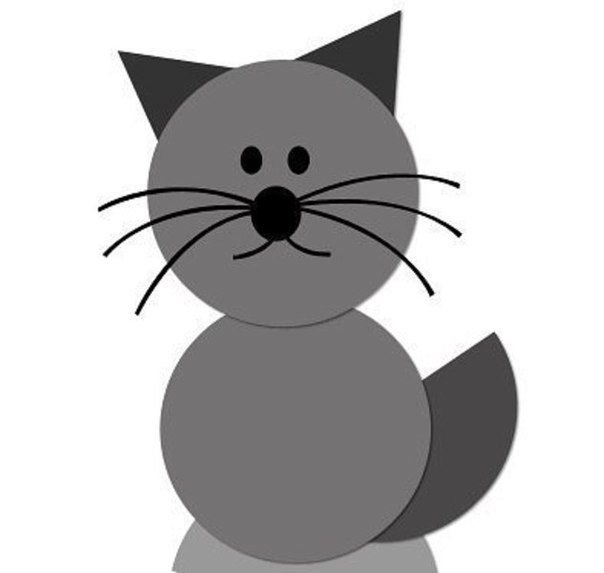 Аппликация из кружков