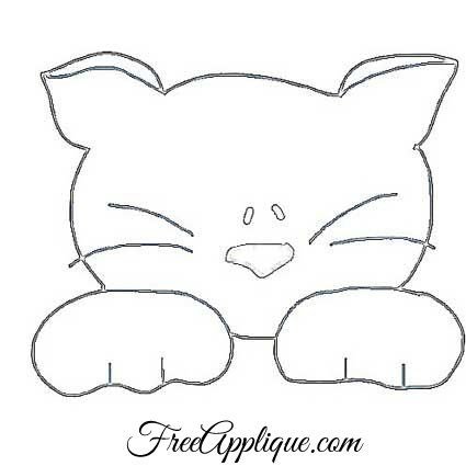 Аппликация из ткани шаблоны