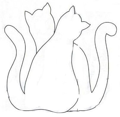 Трафареты для аппликаций из ткани