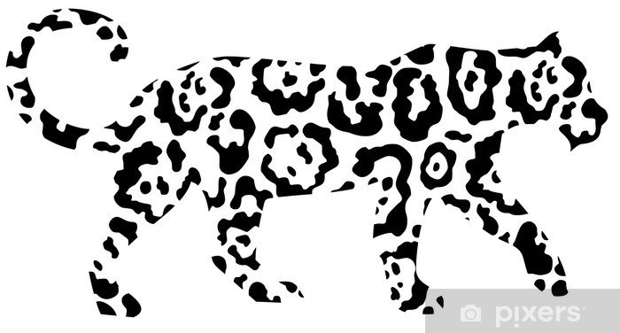 Аппликация леопард