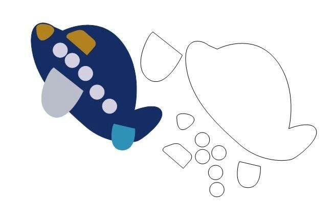 Самолеты. Аппликация