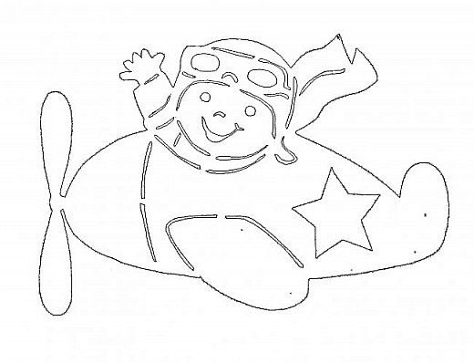 Украшение окон к 23 февраля трафареты