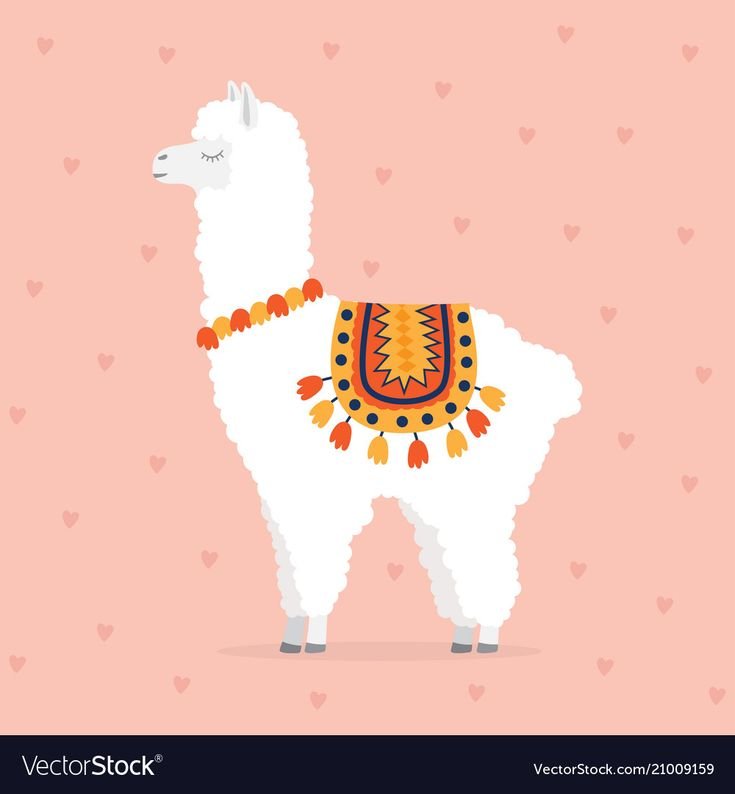 Лама стилизация