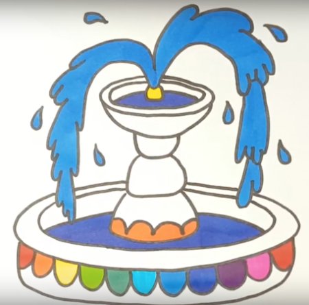 Эскиз фонтана