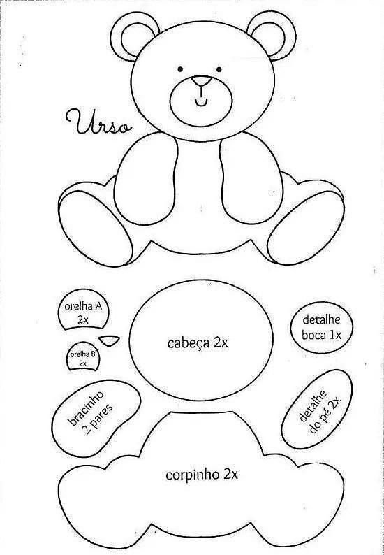Аппликация Медвежонок