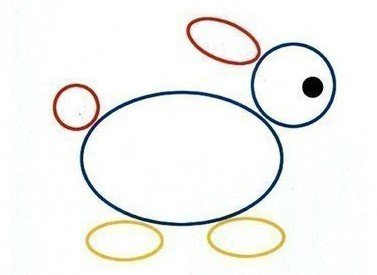 Рисование из овалов