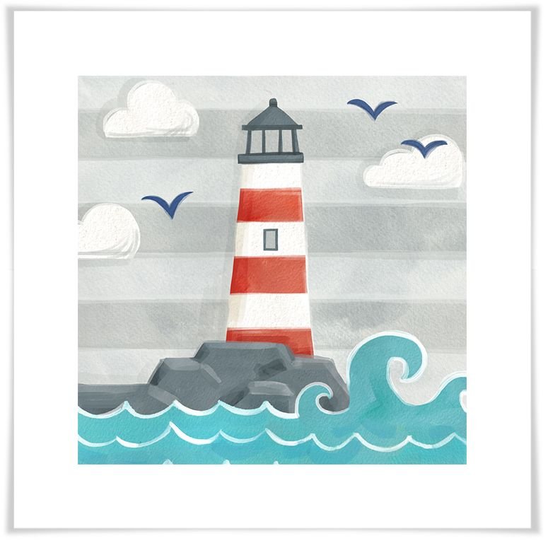 Рисование с детьми Маяк