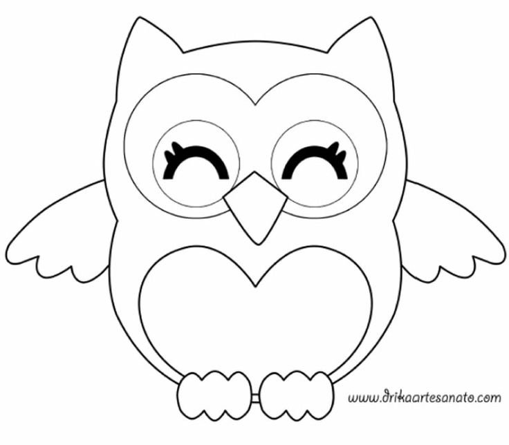 Совята из фетра выкройки и схемы