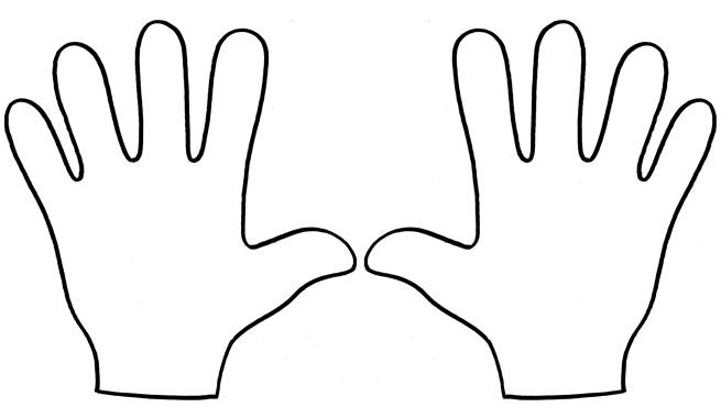 Ладошки для вырезания