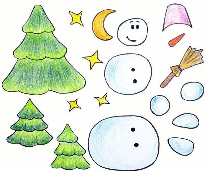 Аппликация шаблон