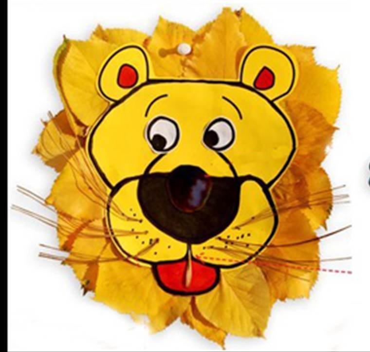 Мордочка Льва для поделки