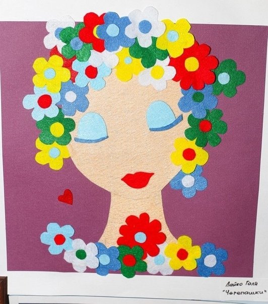 Аппликация в детском саду