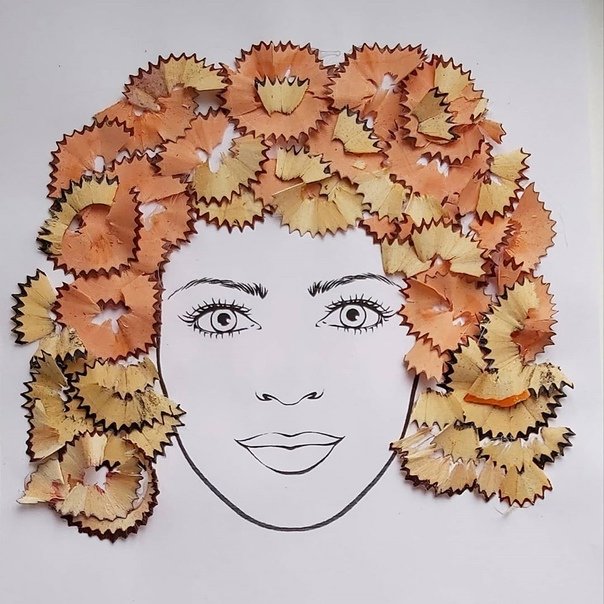 Поделка портрет мама из бумаги