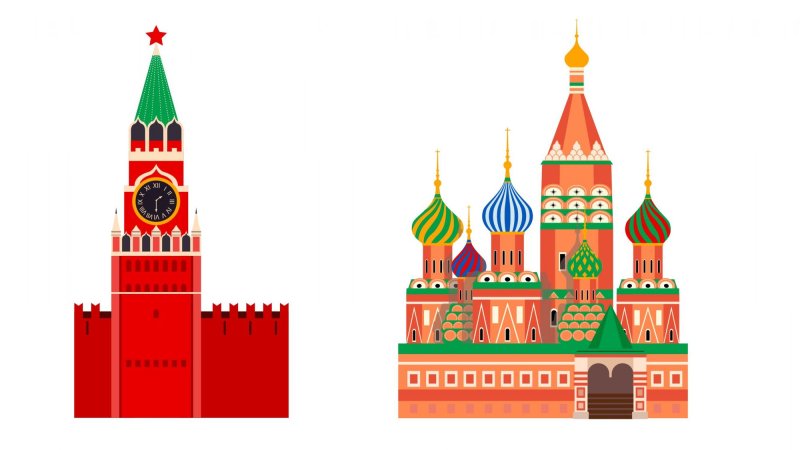 Спасская башня Московского Кремля вектор