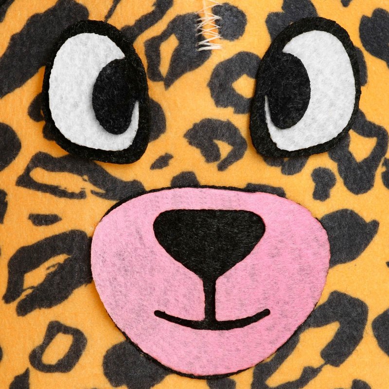Леопард аппликация для детей