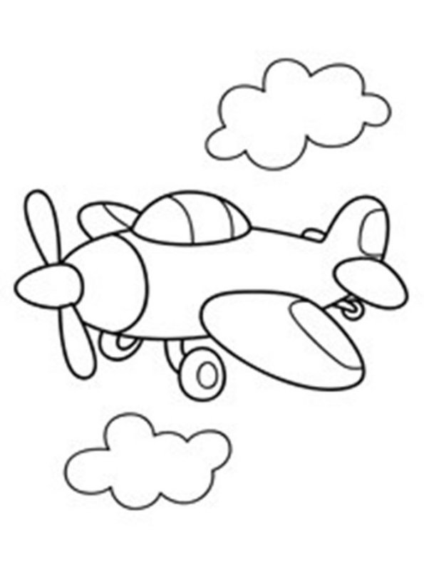 Самолет рисунок для детей