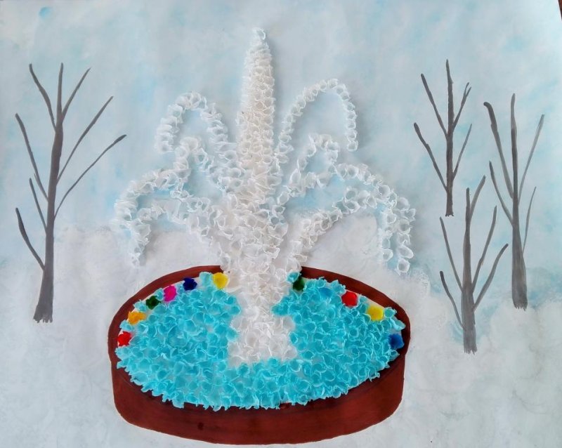 Макет фонтана