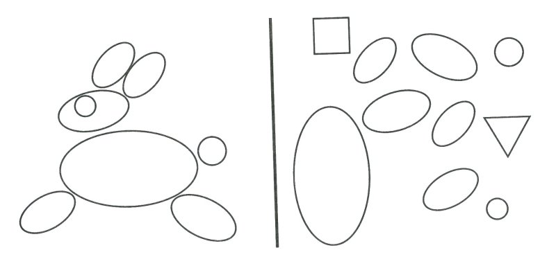 Овал задания для дошкольников