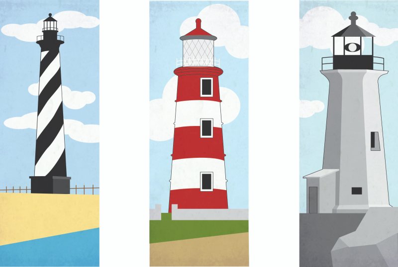 Аппликация Маяк