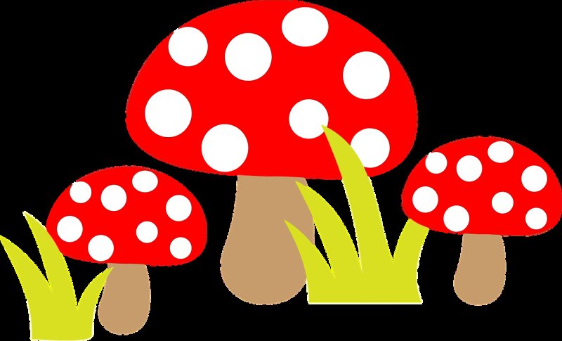 Пластилиновые заплатки грибок
