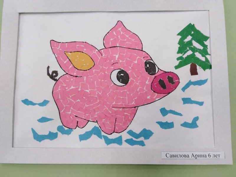 Рваная аппликация