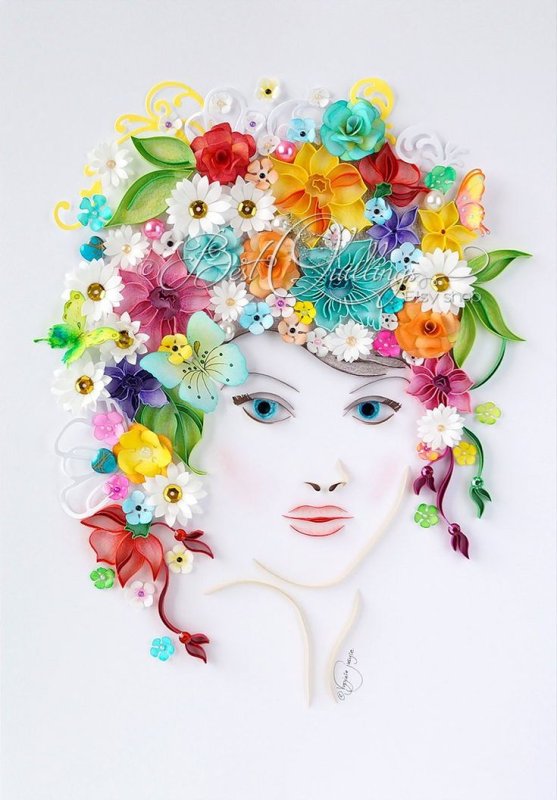 Цветочный портрет