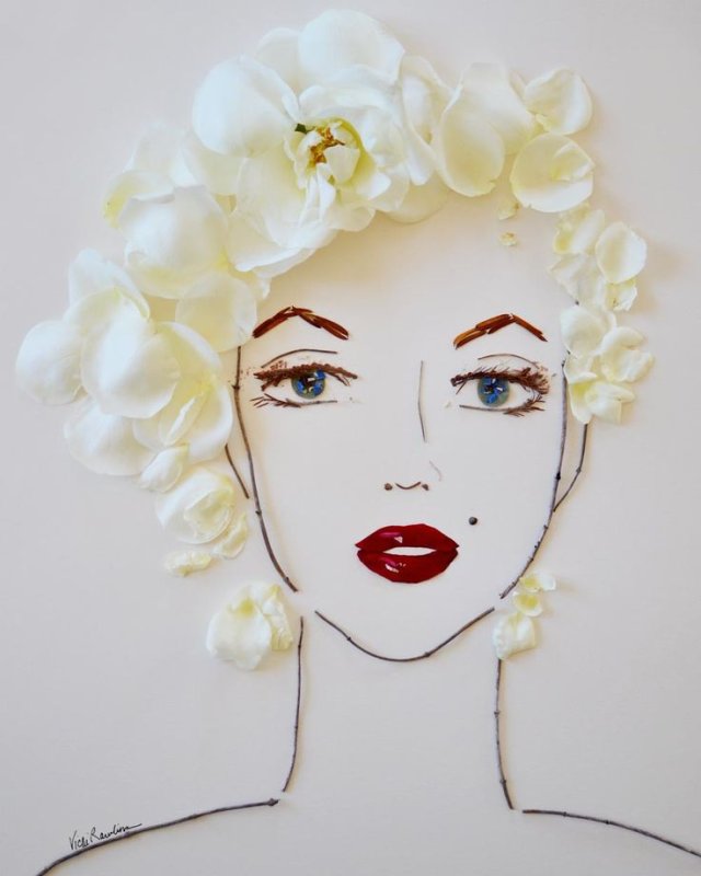 Портрет аппликация