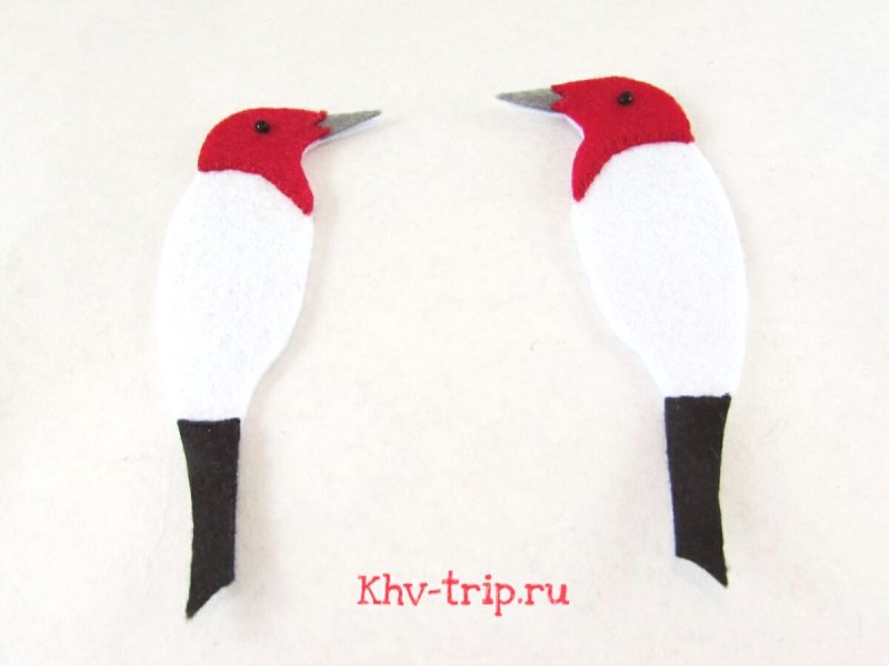 Поделка дятел из бумаги