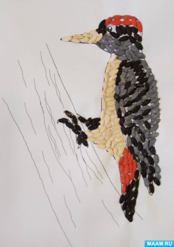 Дятел поделка для детей