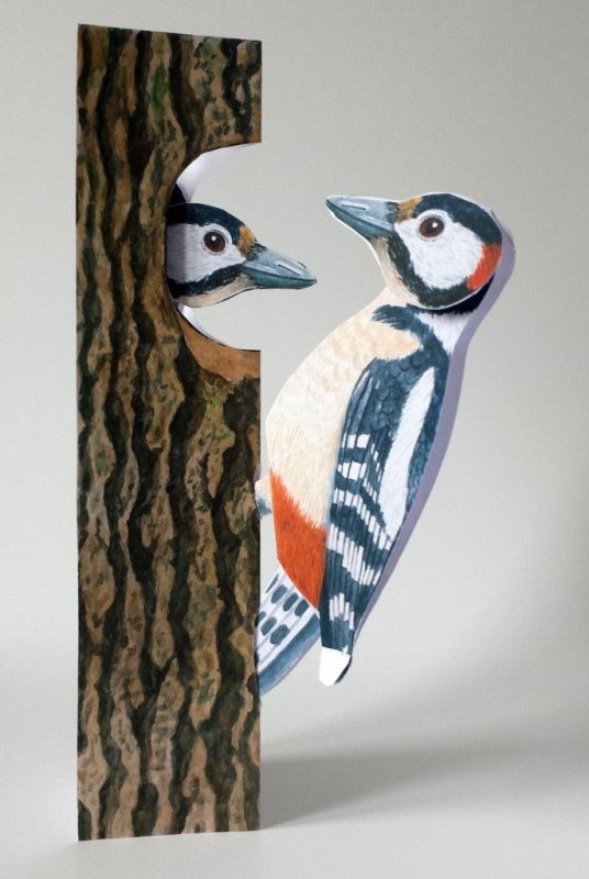 Дятел поделка для детей