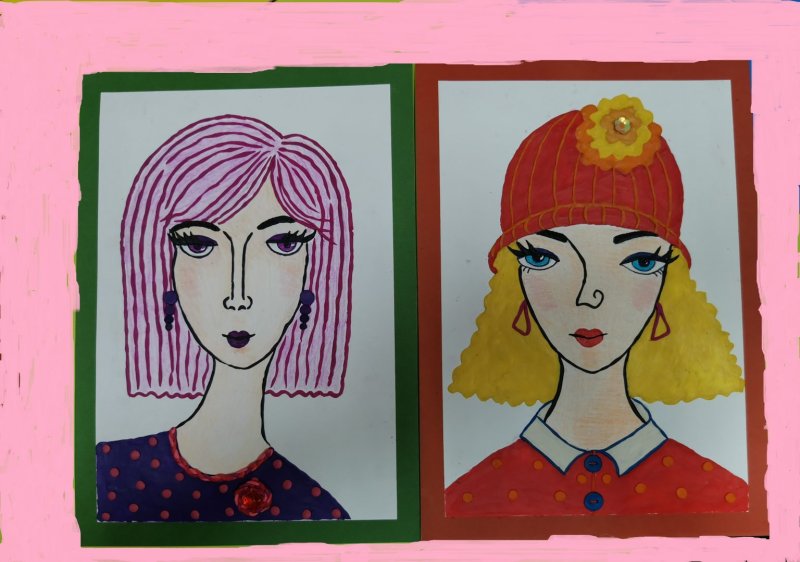 Портрет мамы в подготовительной группе