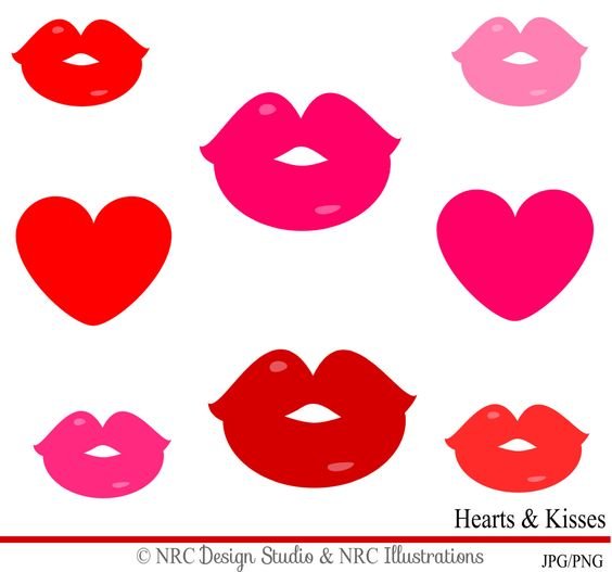 Сердечки поцелуйчики