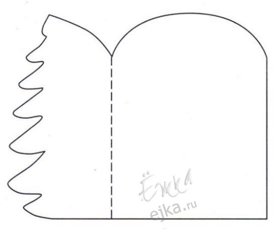 Трафареты для новогодних открыток своими руками