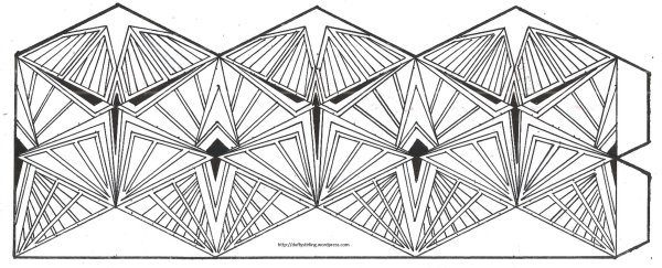 Оригами антистресс флексагон