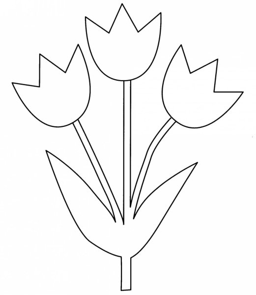 Цветы для вырезания тюльпаны