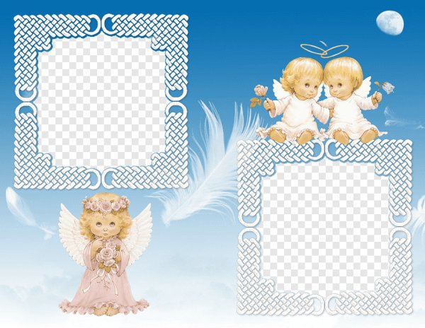 Детские рамки с ангелочками