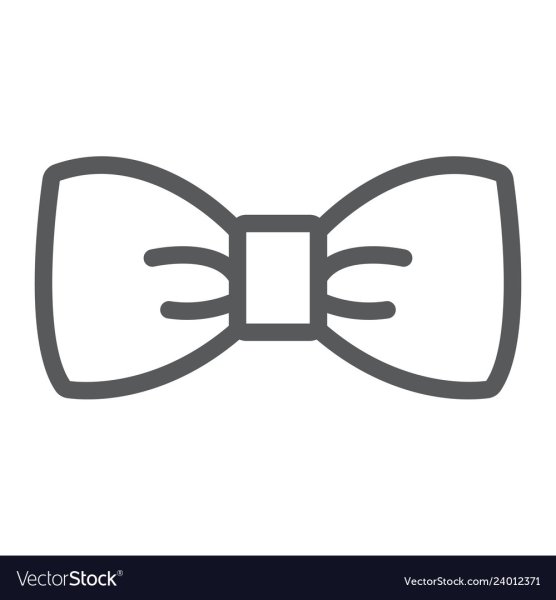 Значок галстук бабочка