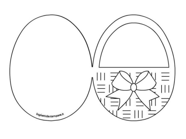 Поделки на Пасху трафареты корзинки