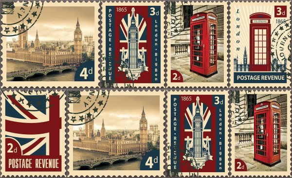 Почтовая марка Лондон