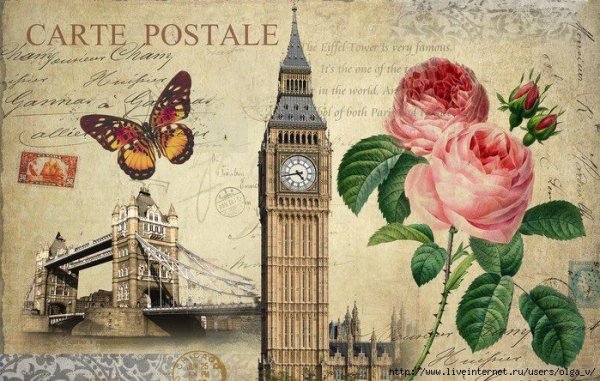 Винтажные открытки Лондон